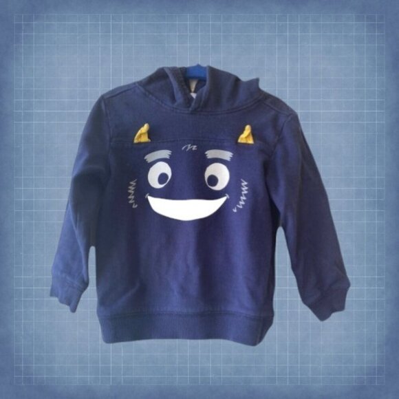Carter’s Hoodie Monster Design Cotton Sweatshirt - Picture 1 of 6